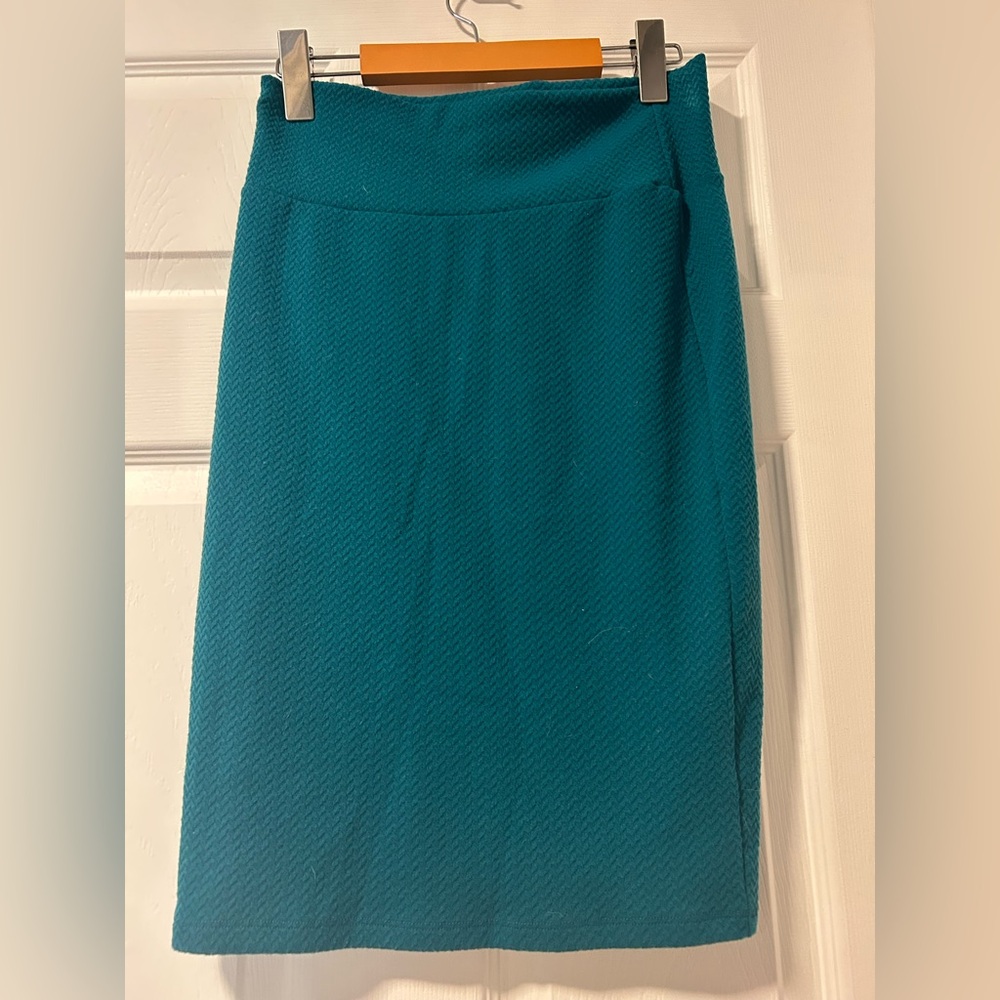 LuLaRoe Teal Pencil Skirt